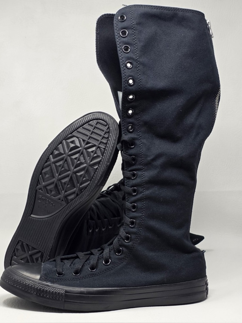 Converse All Star Black High-Top Lace-Up Boots - Picture 8 of 14